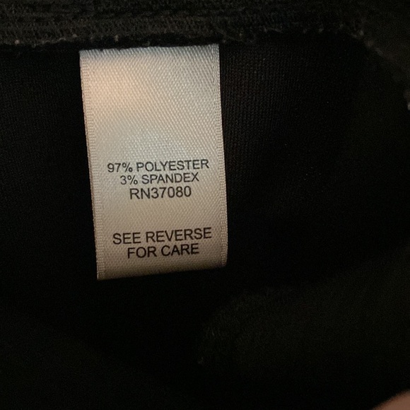 Black wide leg dress pants - Picture 4 of 4